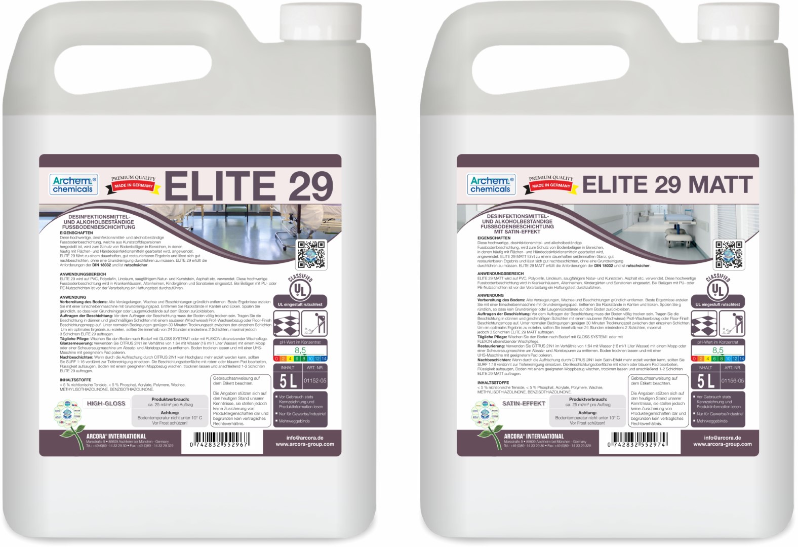 Elite 29 Matt | Fußbodenbeschichtung | 5 Liter Kanister