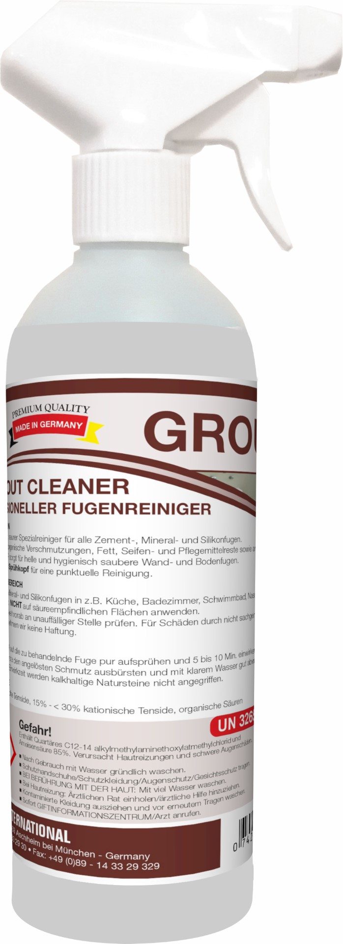 Grout-Cleaner | Fugenreiniger | 500ml Flasche