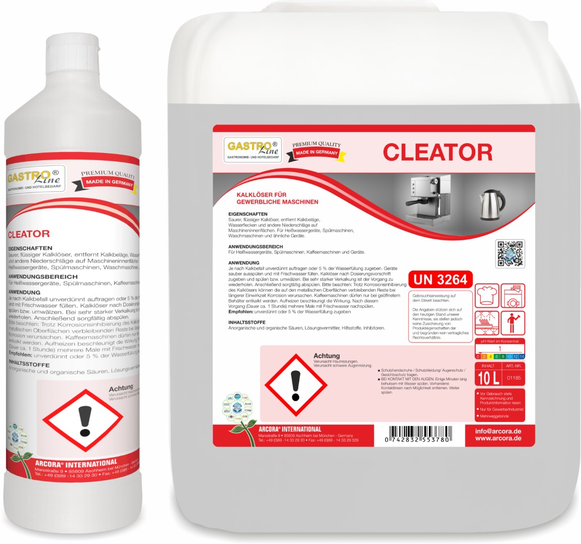 Cleator | Kalklöser | 1 Liter Flasche
