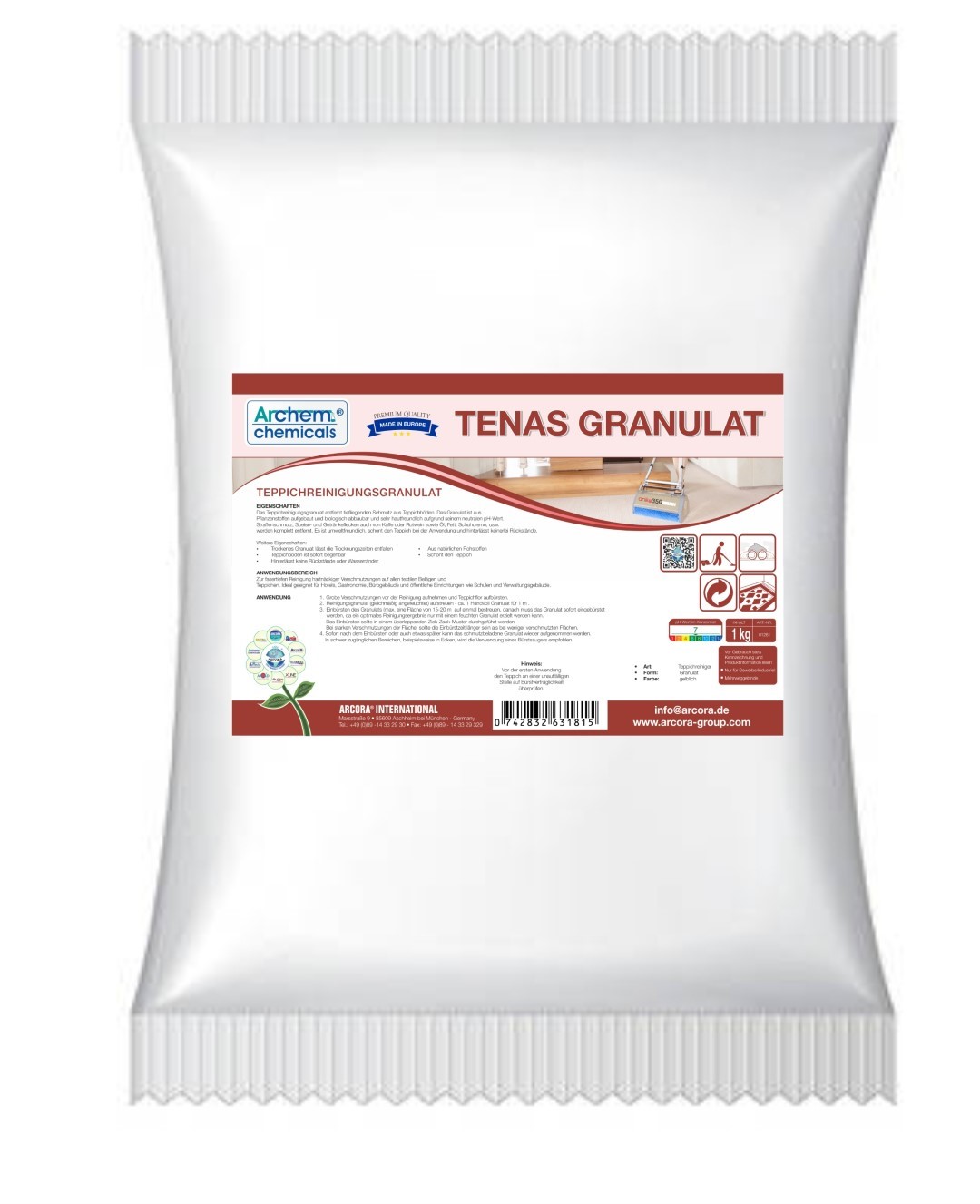 Tenas | Granulate | Teppichreinigungsgranulat | 1 kg