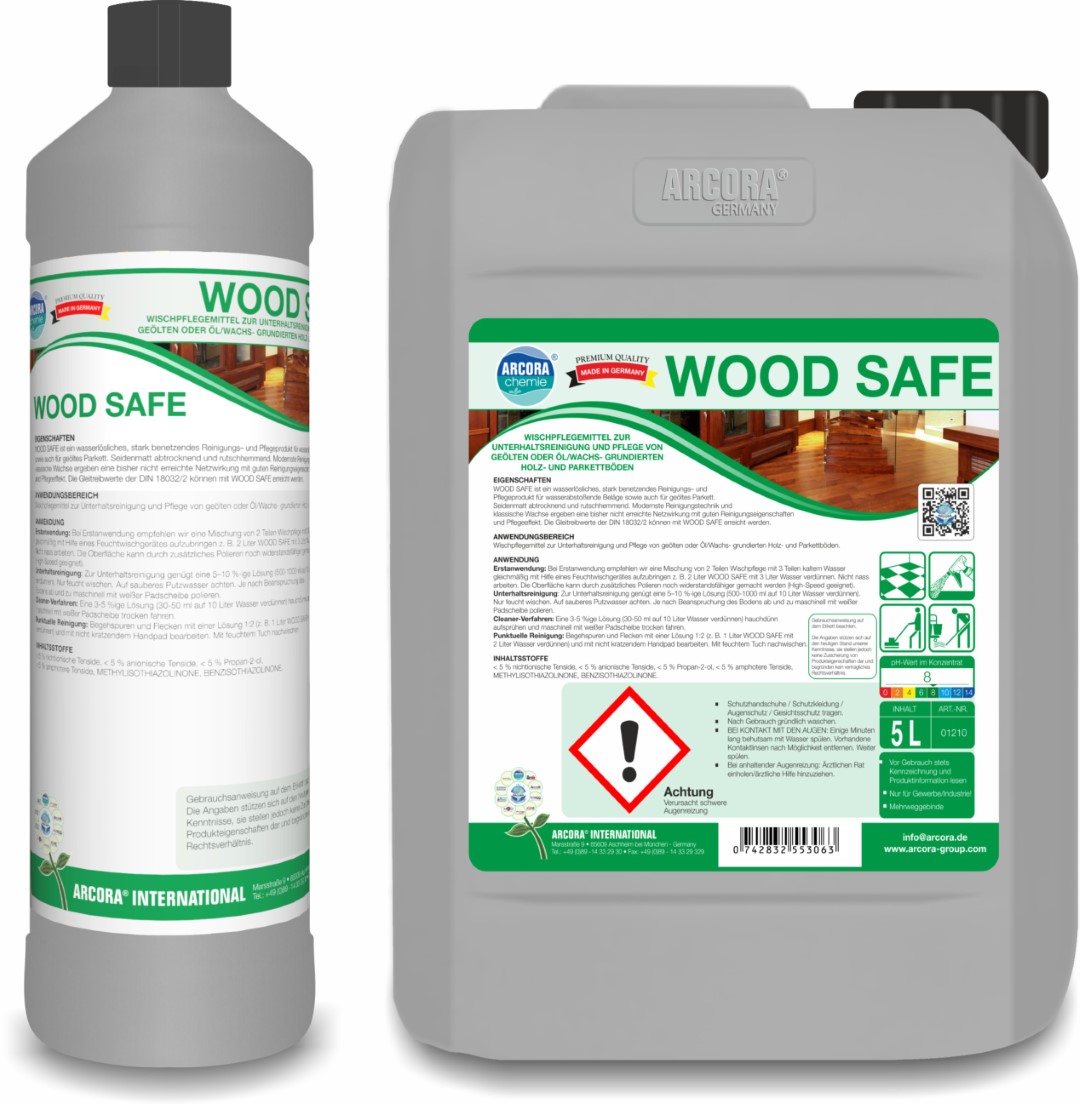 Wood Safe | Wischpflege | 5 Liter Kanister